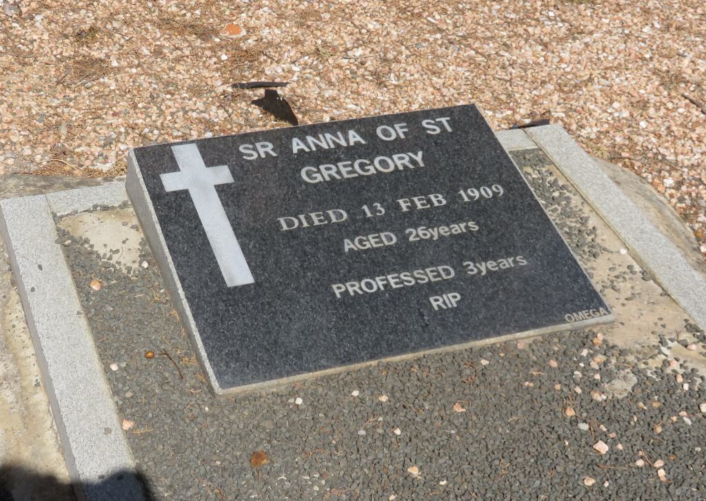 Kroonstad convent cemetery Sr Anna